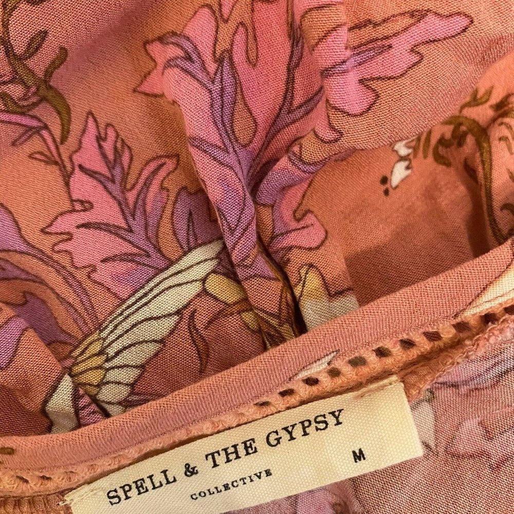 Spell Pink Floral Midi Dress - Picture 5 of 7